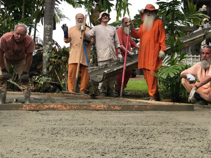 Bronze Memorial Foundation is Poured