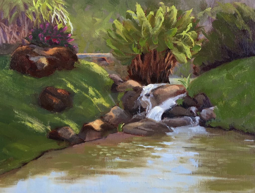 A Painting of Narmada Stream