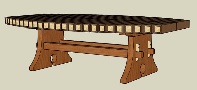 Koa wood milling for a table
