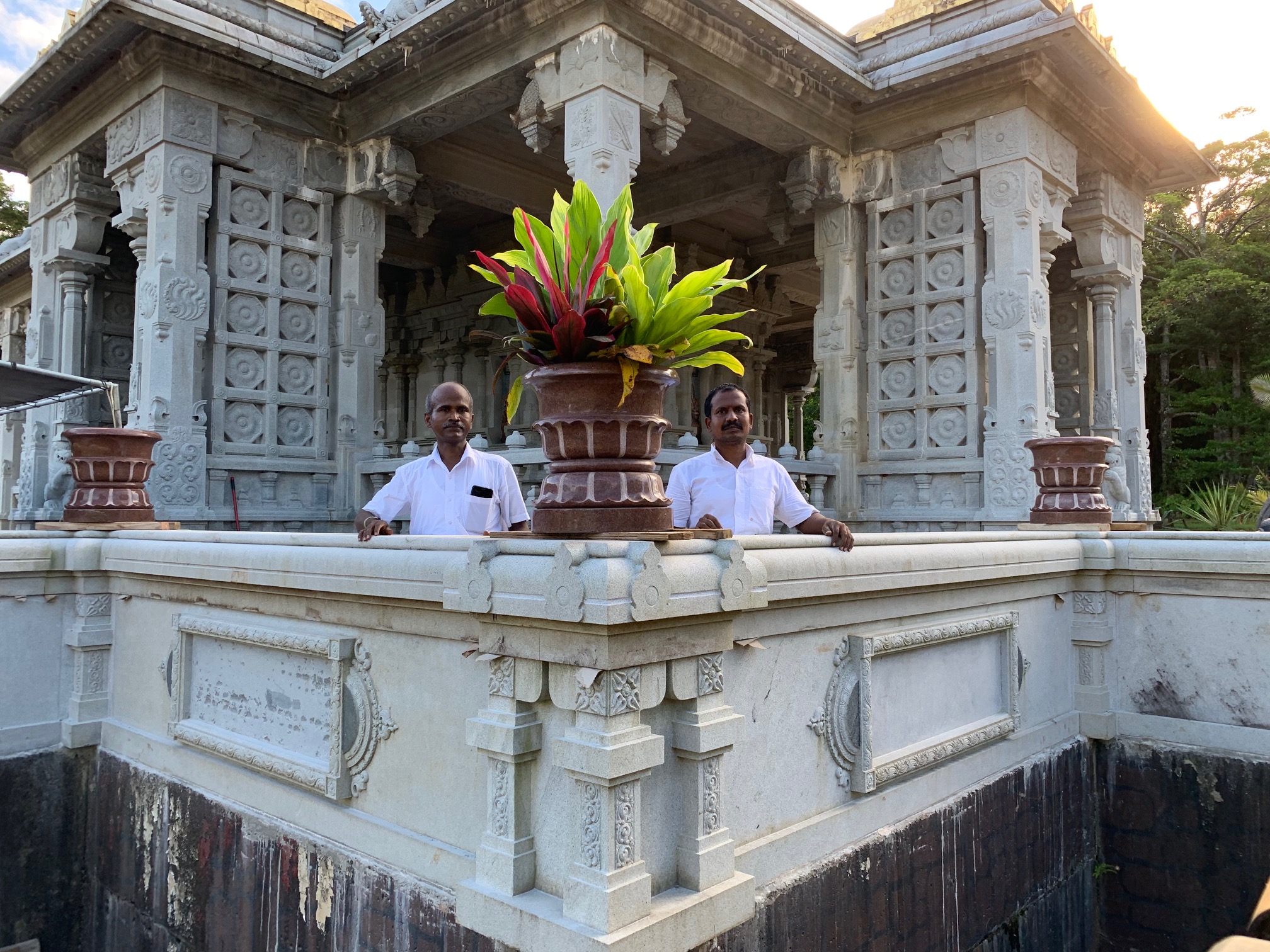 Progress on Iraivan Temple's Wall