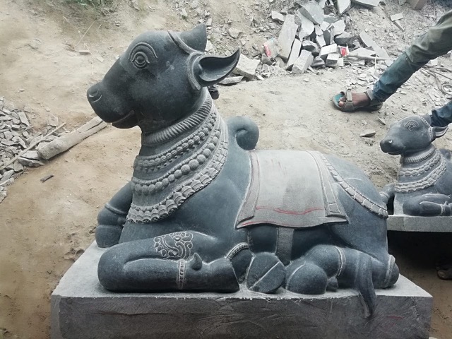 Iraivan's Nandi Takes Shape