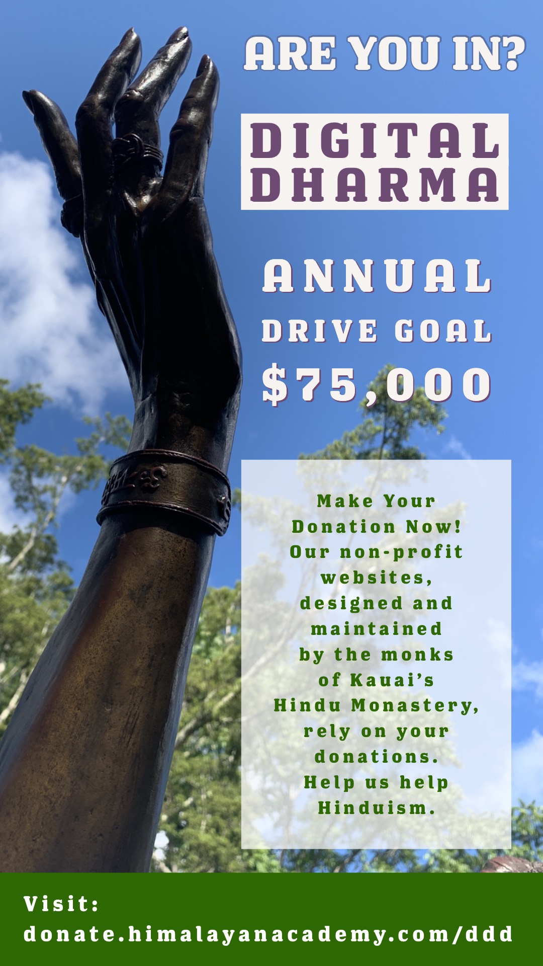 Donate to the Digital Dharma Drive