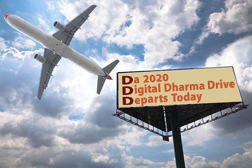 Our 2020 Digital Dharma Drive Takes Off!