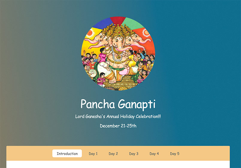 Happy Pancha Ganapati!