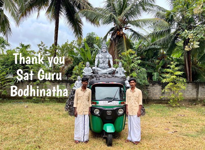Sri Lanka: Three Wheel Drive. Thank Bodhinatha!