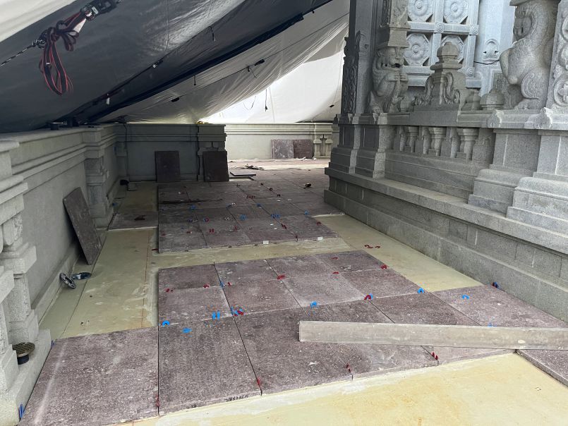 Granite Tile Installation Forging Ahead