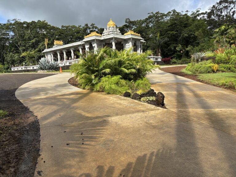 Iraivan Temple Circumambulation Road Completed