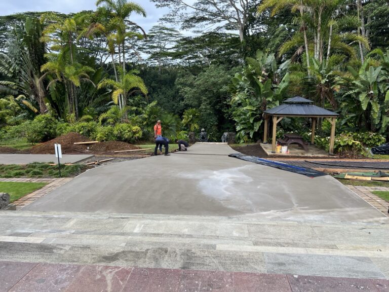 Road Around Iraivan Temple Progressing Well