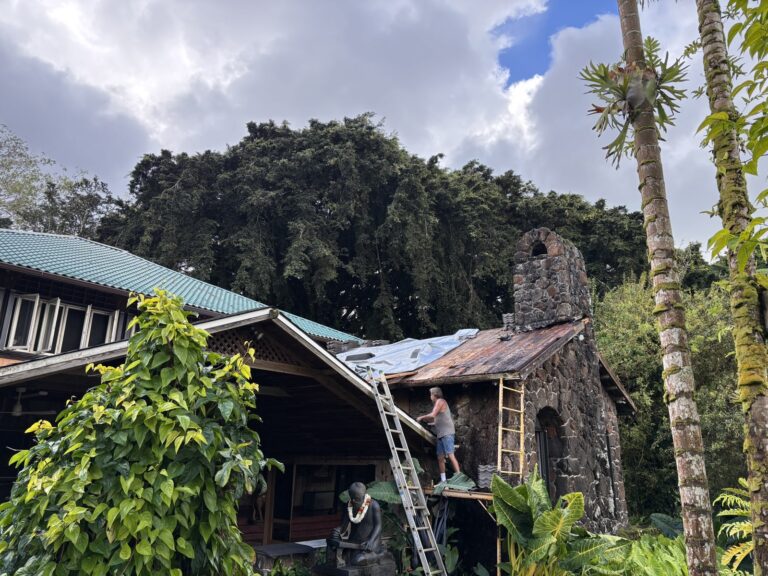 Guru Peedam Roof Replacement Begins